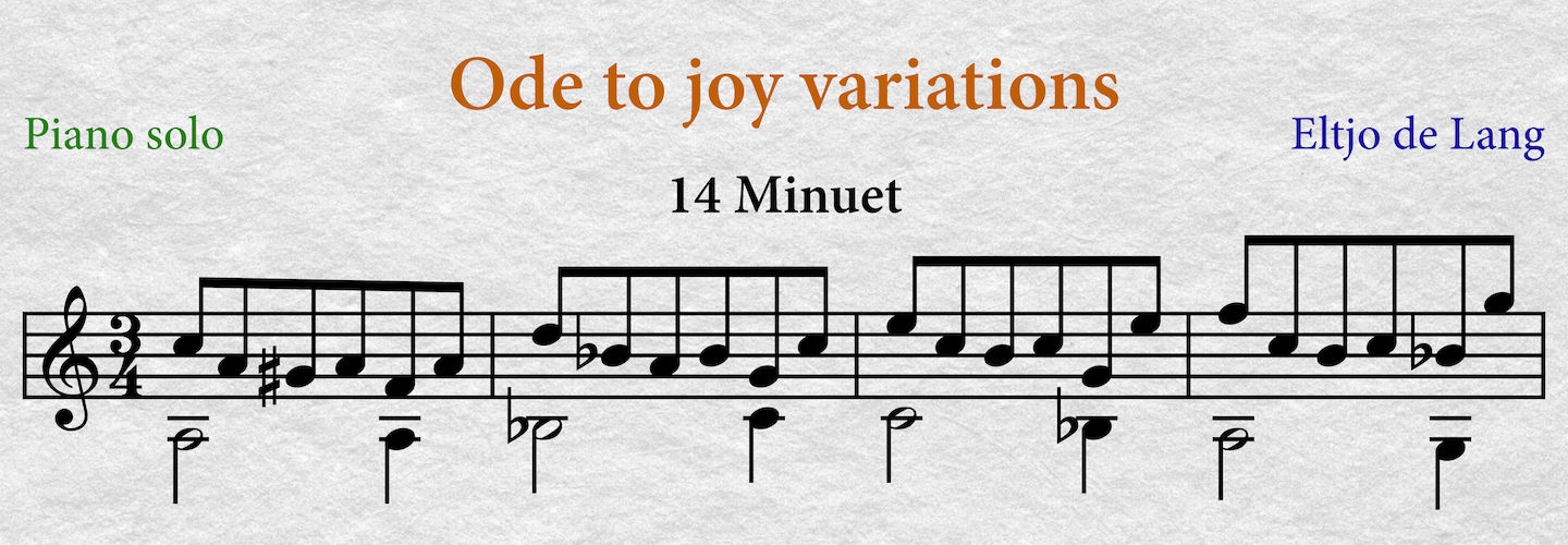 Minuet example